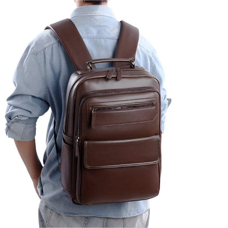Heren Laptop Rugzak - Waterdichte Rugtas met Laptopvak 1