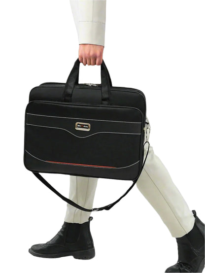 Leren Laptoptas Heren - Waterdichte Vintage Schooltas voor Reis 2