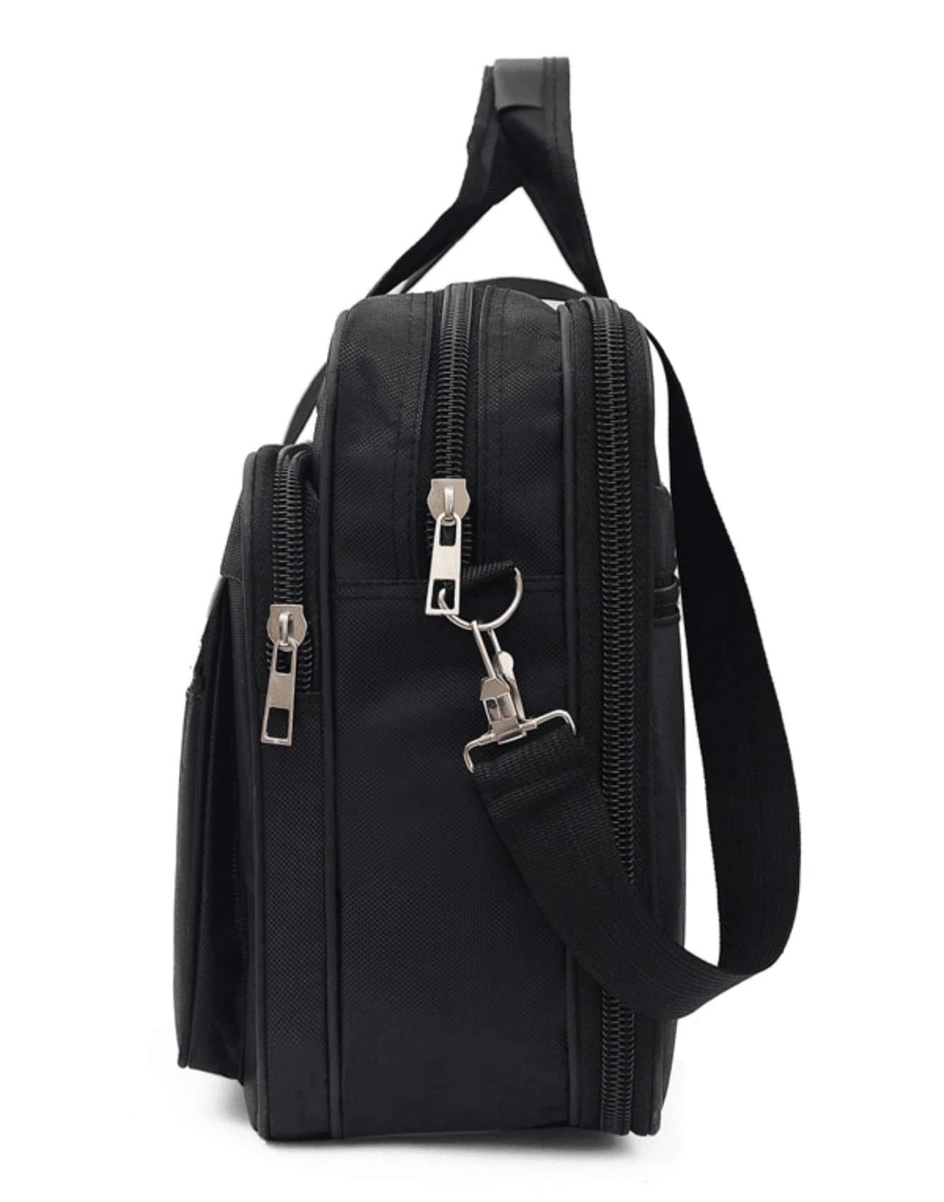 Leren Laptoptas Heren - Waterdichte Vintage Schooltas voor Reis 6