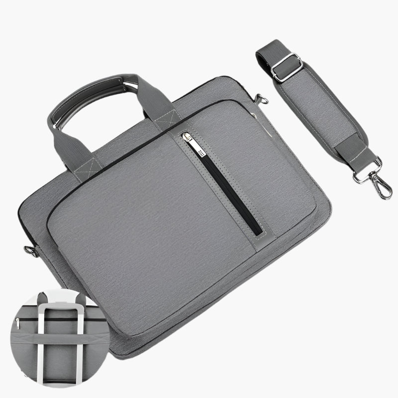 Leren Laptoptas Heren - Waterdichte Vintage Tas voor 17 Inch Laptop 2