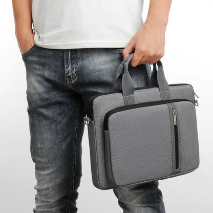 Leren Laptoptas Heren - Waterdichte Vintage Tas voor 17 Inch Laptop 3
