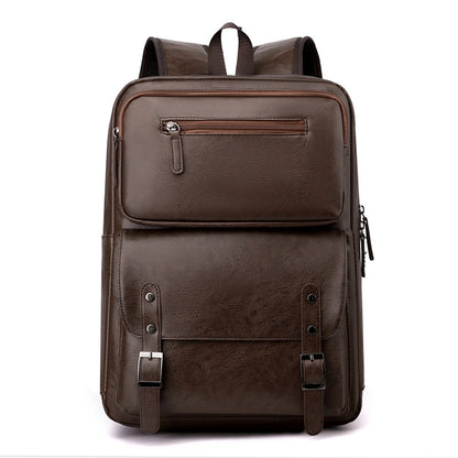 Leren Rugzak Heren - Grote Laptop Rugzak voor School en Reis 7