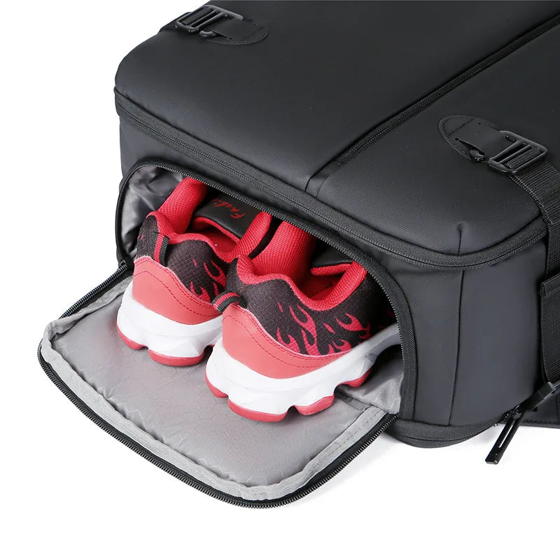 Waterdichte Heren Rugzak - Comfortabele Laptop Schooltas met Grote Capaciteit 1