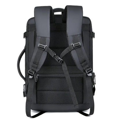 Waterdichte Heren Rugzak - Comfortabele Laptop Schooltas met Grote Capaciteit 2
