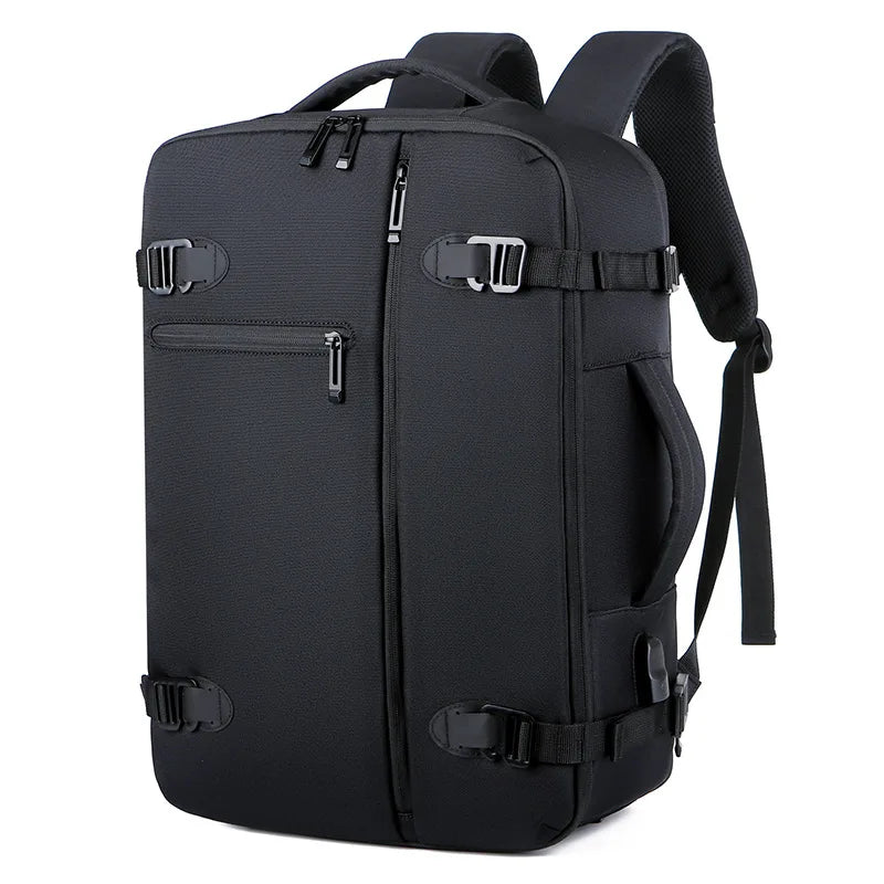 Waterdichte Heren Rugzak - Comfortabele Laptop Schooltas met Grote Capaciteit 3